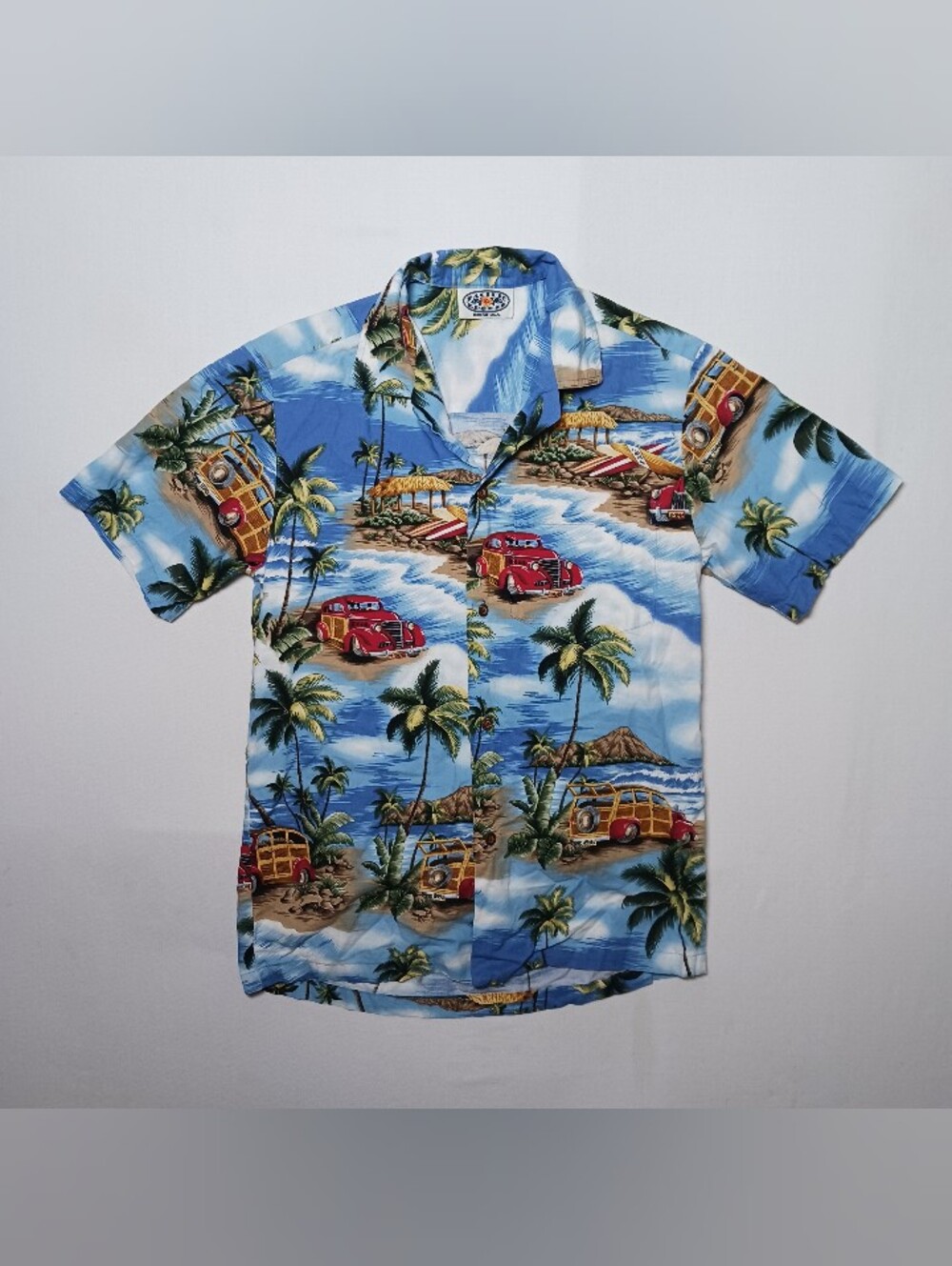 Vintage Pacific Legend Mens Hawaiian Camp Shirt Small Short Sleeve USA